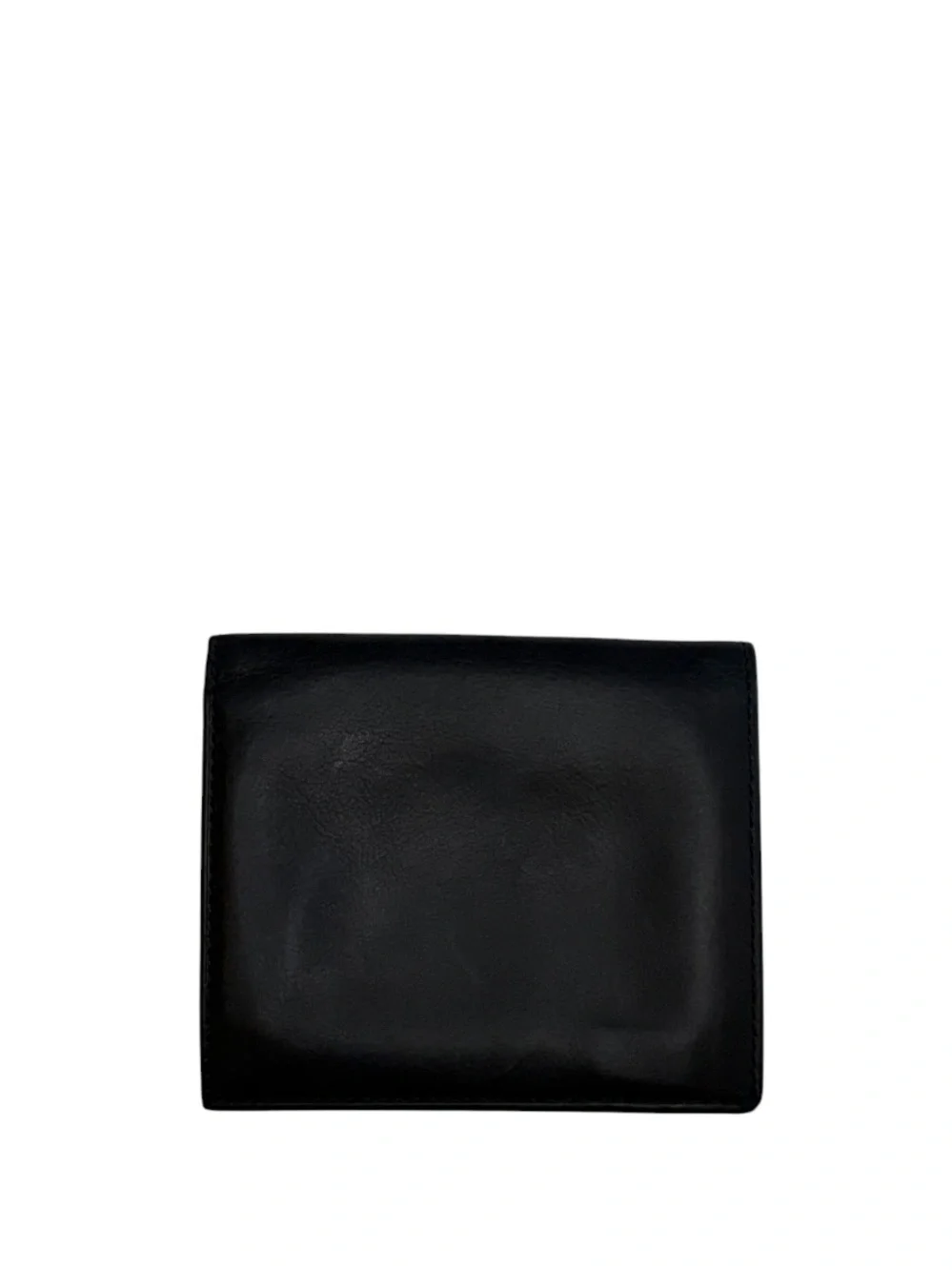 COACH - VINTAGE BLACK ALL LEATHER BIFOLD CARDHOLDER WALLET
